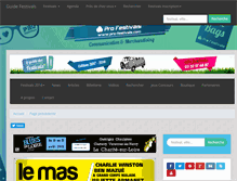 Tablet Screenshot of guide-du-festival.com